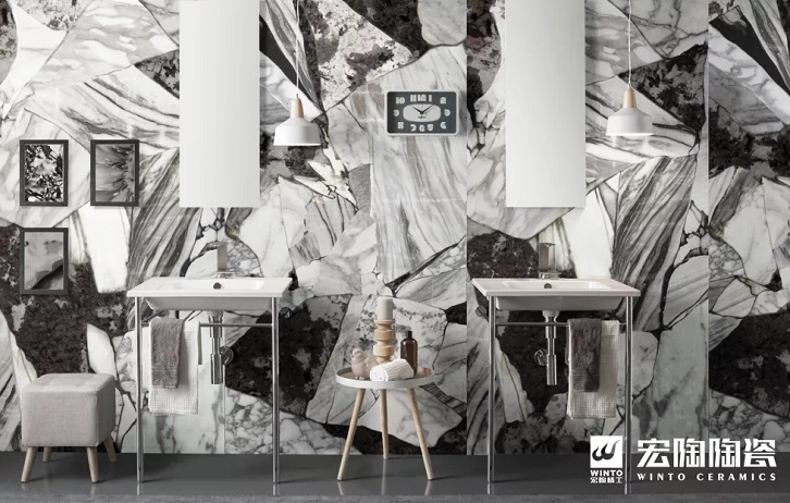 粉色视频网站APP入口免费瓷砖赫拉石装修效果图