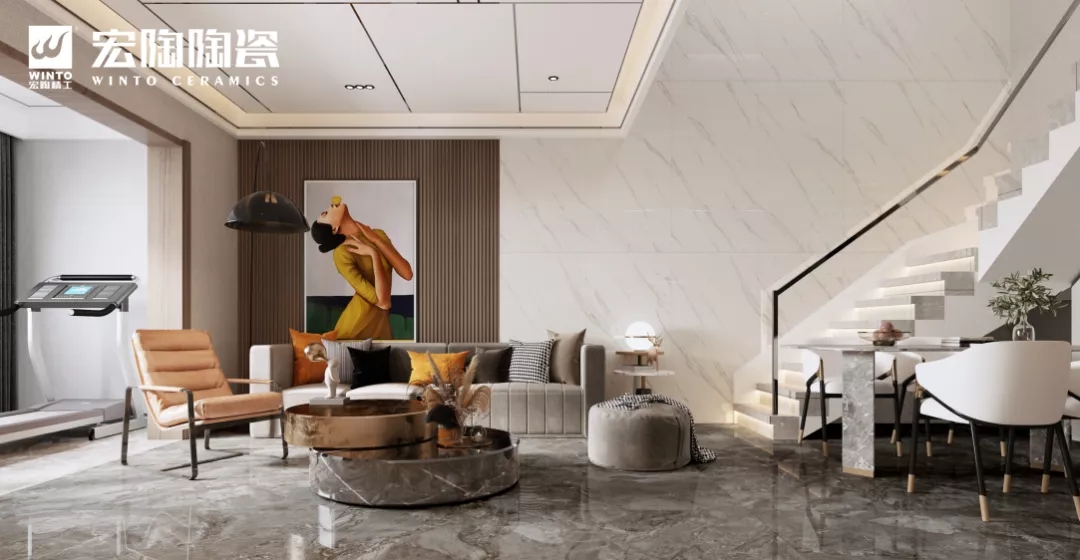 粉色视频网站APP入口免费海棠白抛釉瓷砖装修效果图 